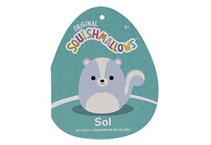 Squishmallow 3.5inch Clip On Plush Squad